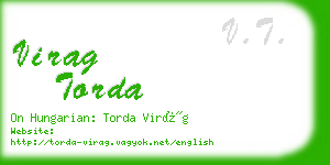 virag torda business card